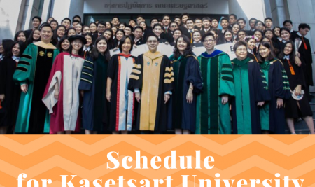 Schedule for Kasetsart University Commencement 2019