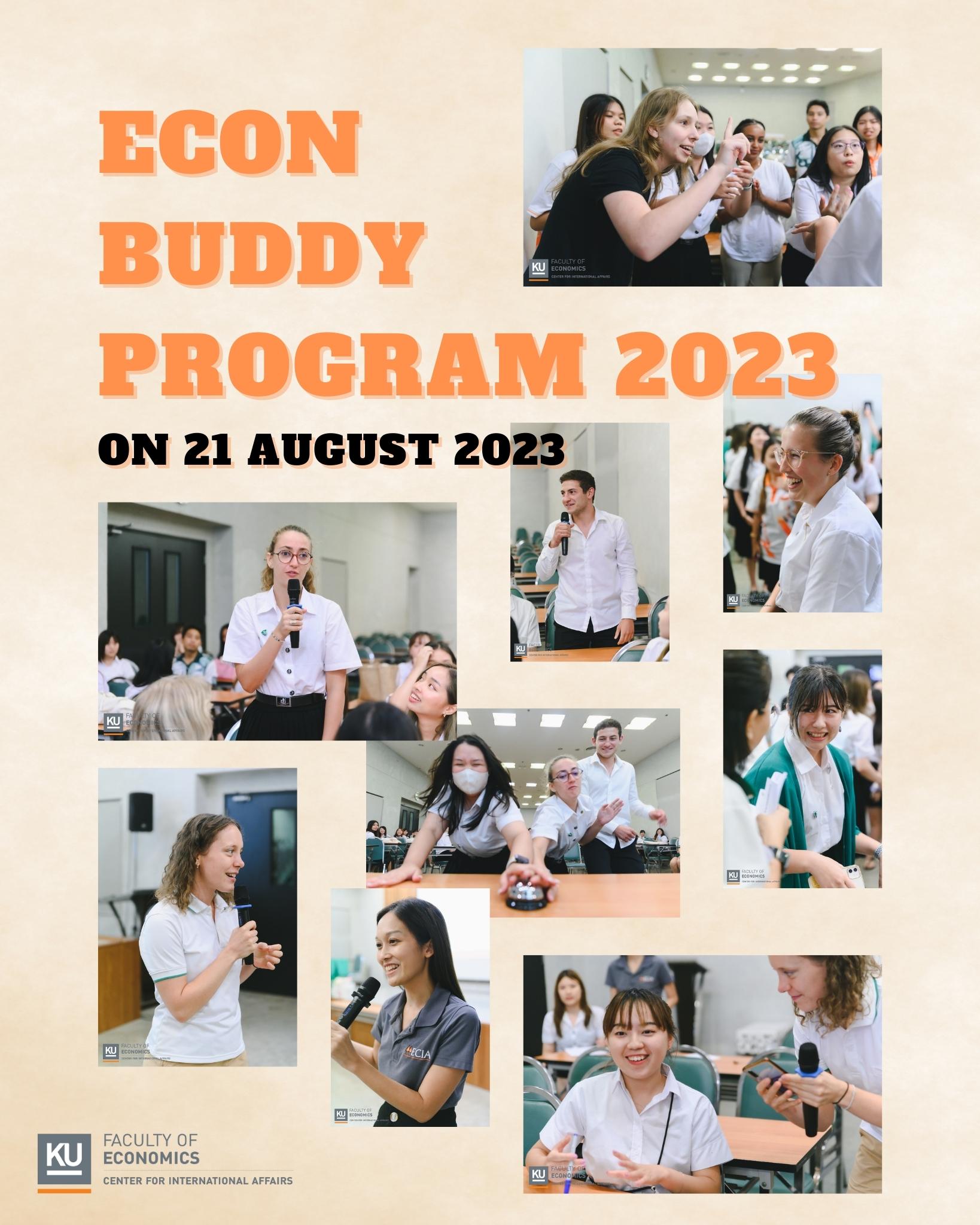 ECON Buddy Program 2023 on Aug 21, 2023