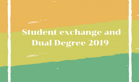 List of Students – Student exchange and Dual Degree 2019