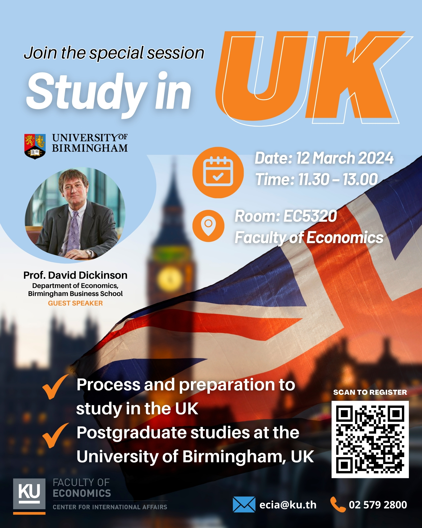 Join the special session: “Study in the UK” in March 12, 2024
